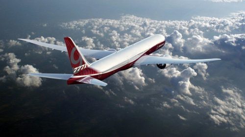 Airplane Boeing: 777X Wallpaper
