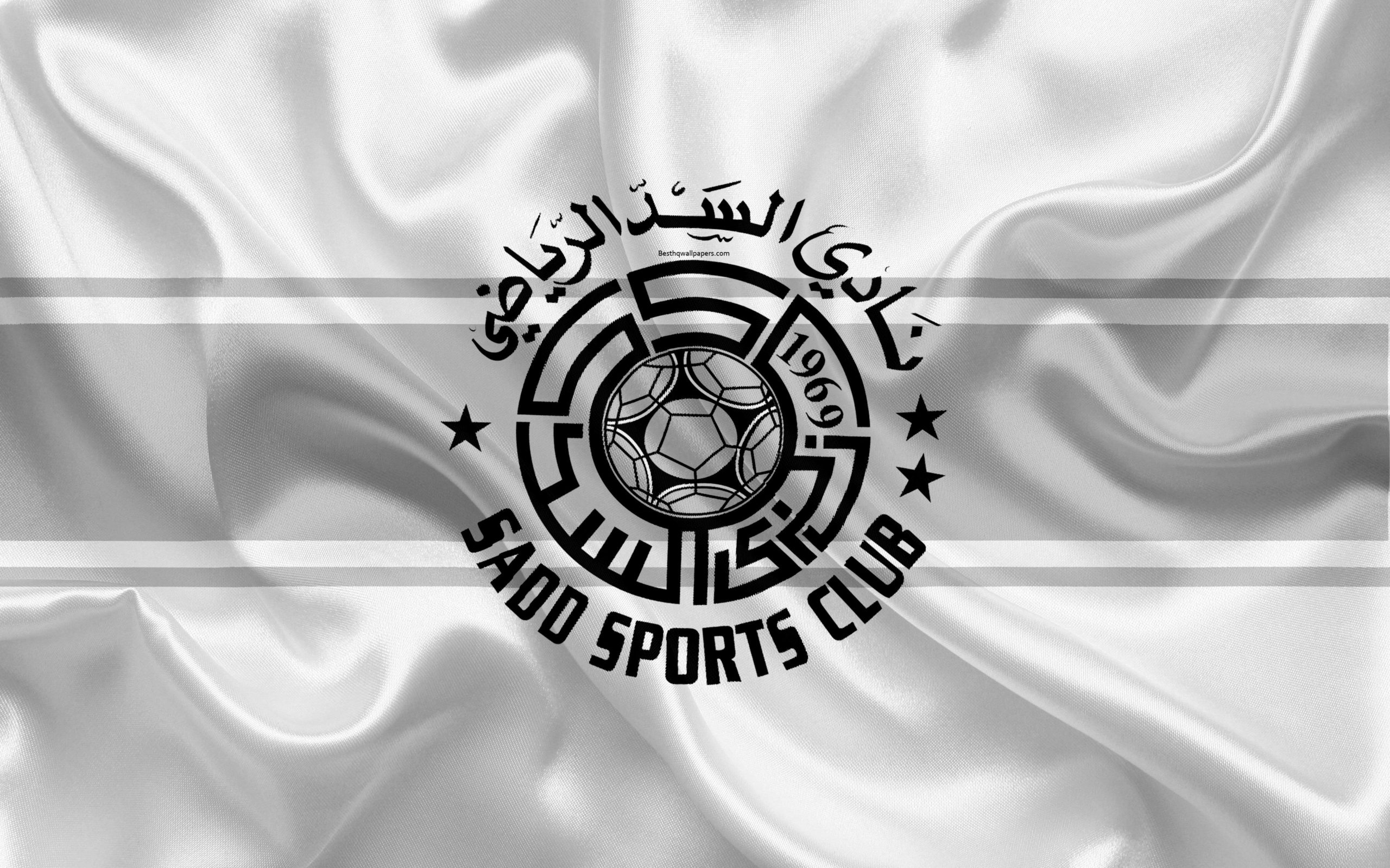 Download wallpapers Al Sadd SC, 4k, Qatar football club, emblem