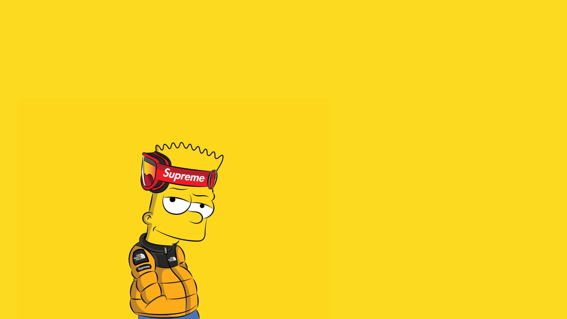 Cool Bart Simpson With Black Shirt