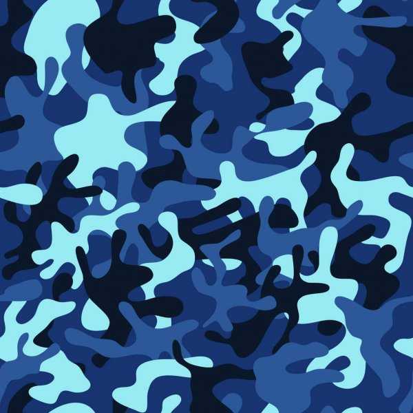 Blue Camouflage Wallpaper - EnJpg