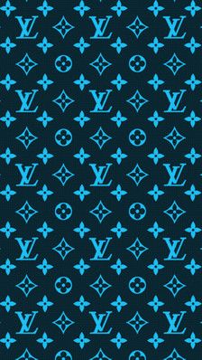 Blue Louis Vuitton Wallpaper