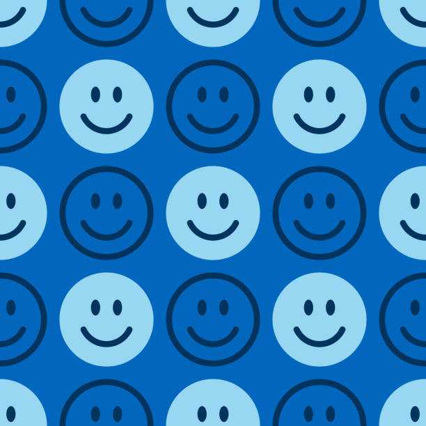 Blue Smiley Face Wallpaper Enjpg