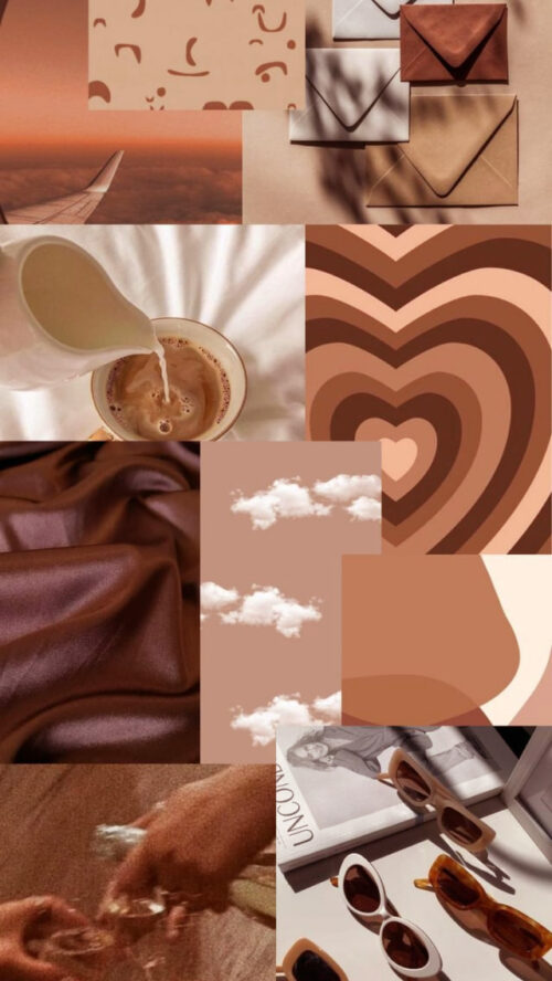 Brown aesthetic Wallpaper