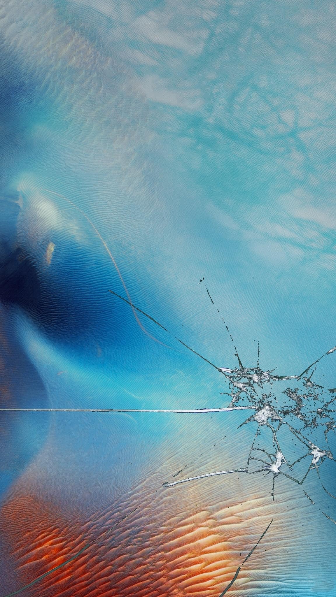 Cracked Screen Wallpaper