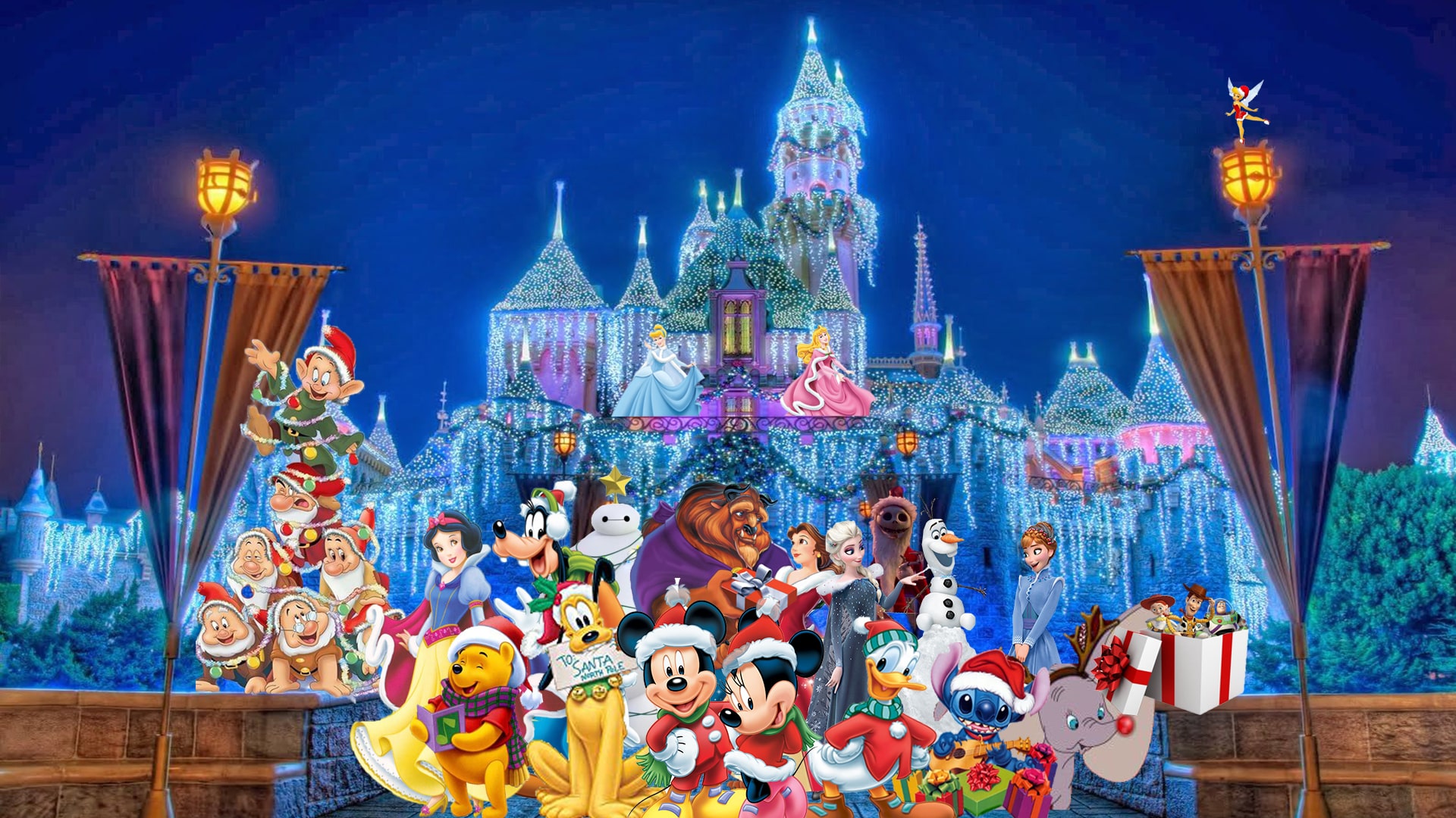 Disney Christmas Wallpaper - EnJpg