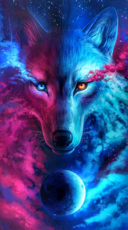 Galaxy Wolf Wallpaper - EnJpg