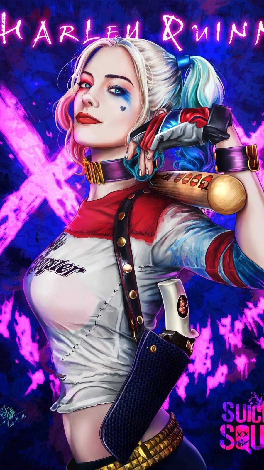 Harley Quinn Phone Wallpaper - EnJpg