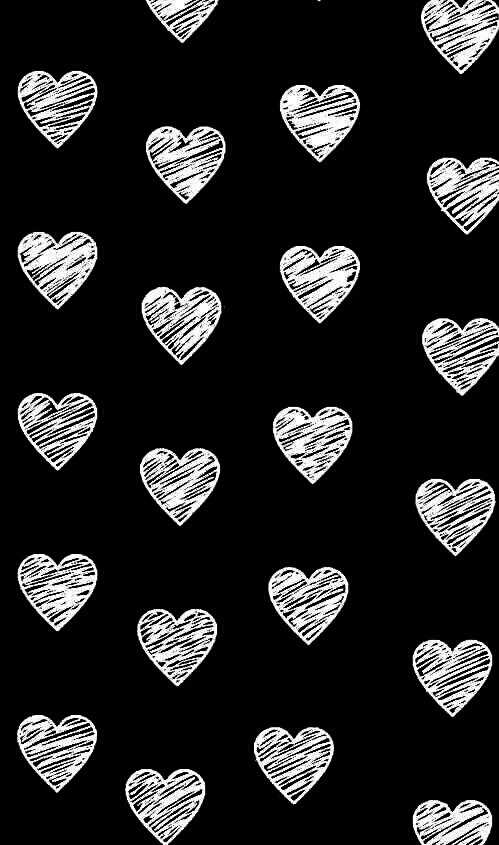 Heart Black Wallpaper