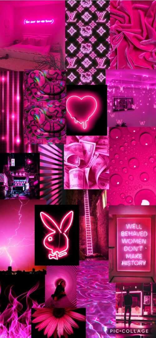 Hot Pink Aesthetic Wallpaper - EnJpg