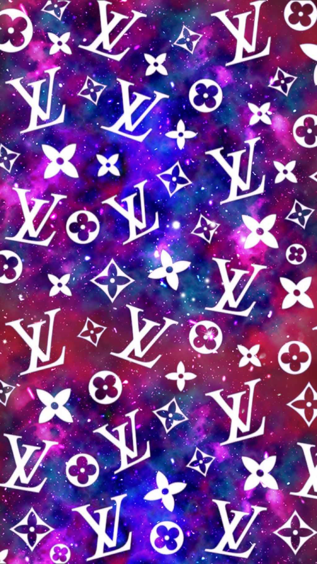 Louis Vuitton, blue, gucci, corazones, pattern, purple, star, stars, supreme,  HD phone wallpaper