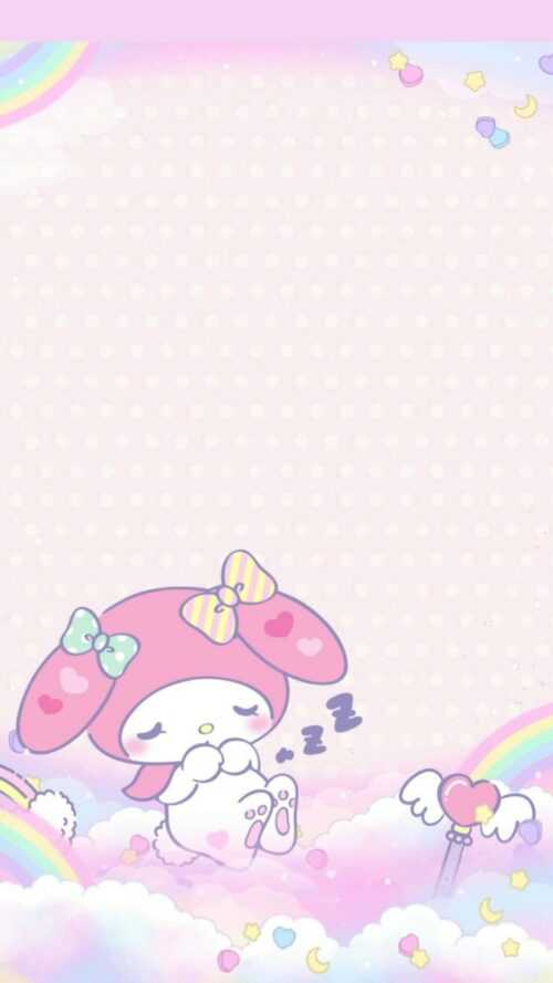 My Melody Background Wallpaper