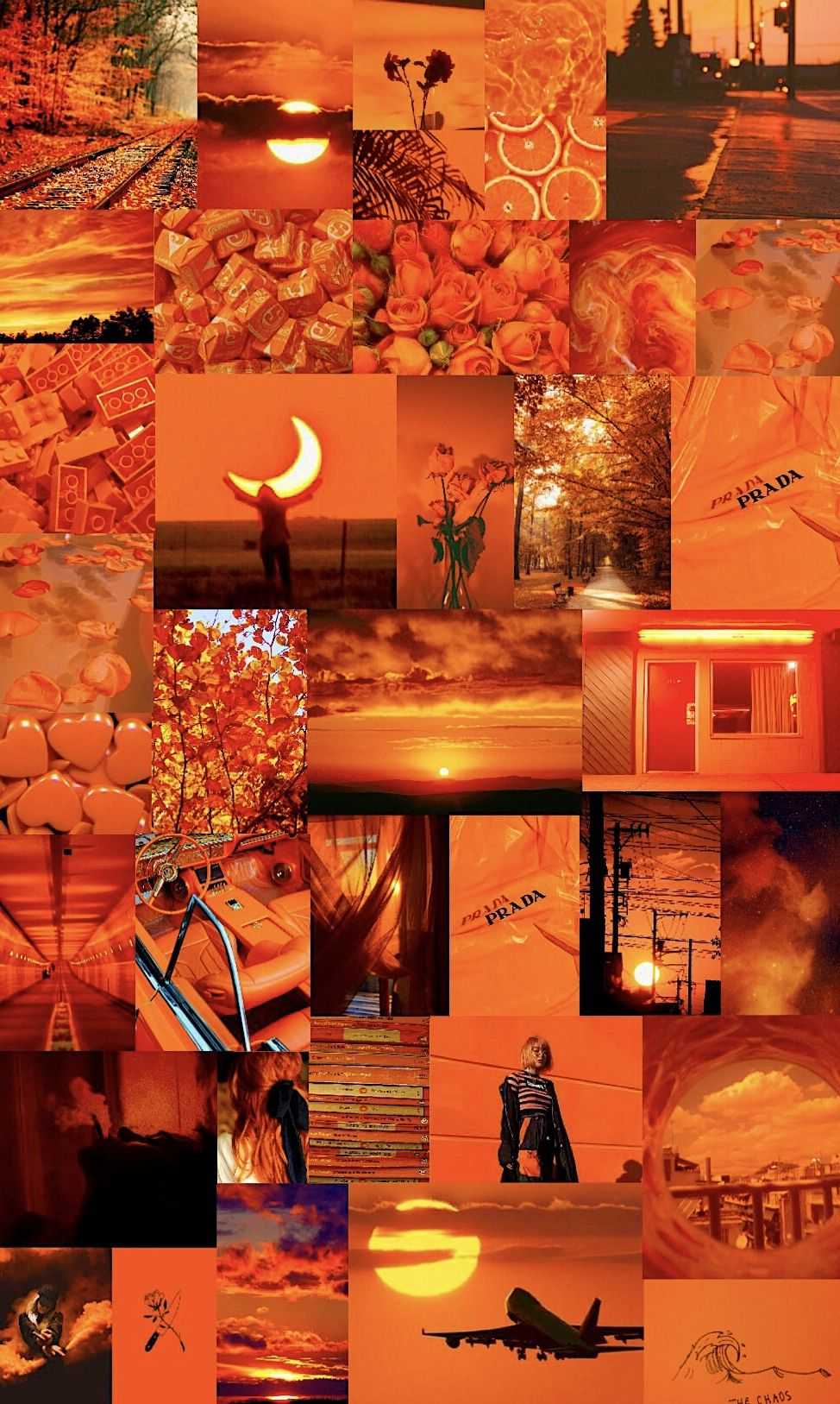 Orange Aesthetic Wallpaper - EnJpg
