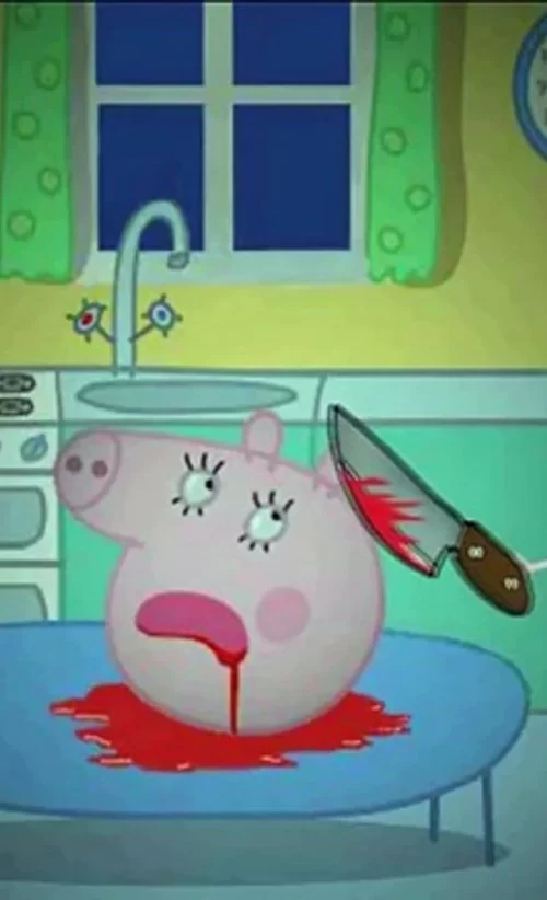 Peppa Pig horror Wallpaper