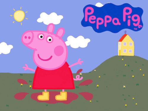 Peppa Pig House Wallpaper