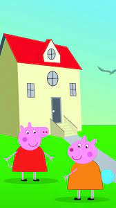 Peppa Pig house Wallpaper