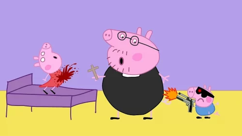 Peppa Pig House Scary Wallpaper