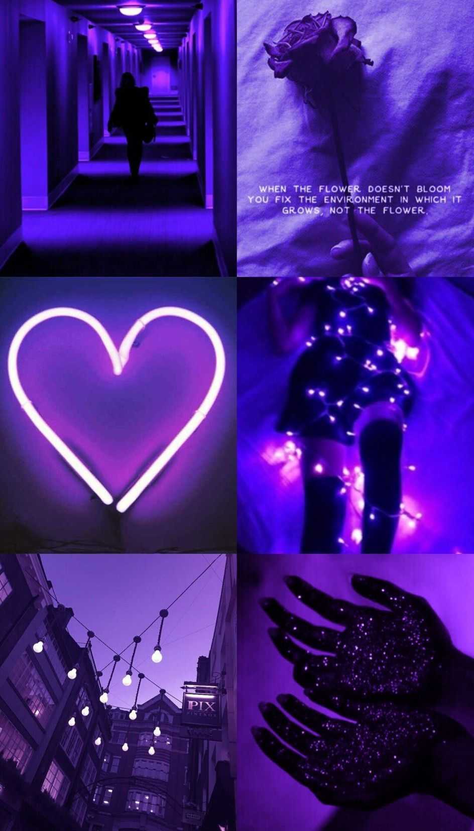 15 Selected dark purple heart wallpaper aesthetic You Can Download It ...