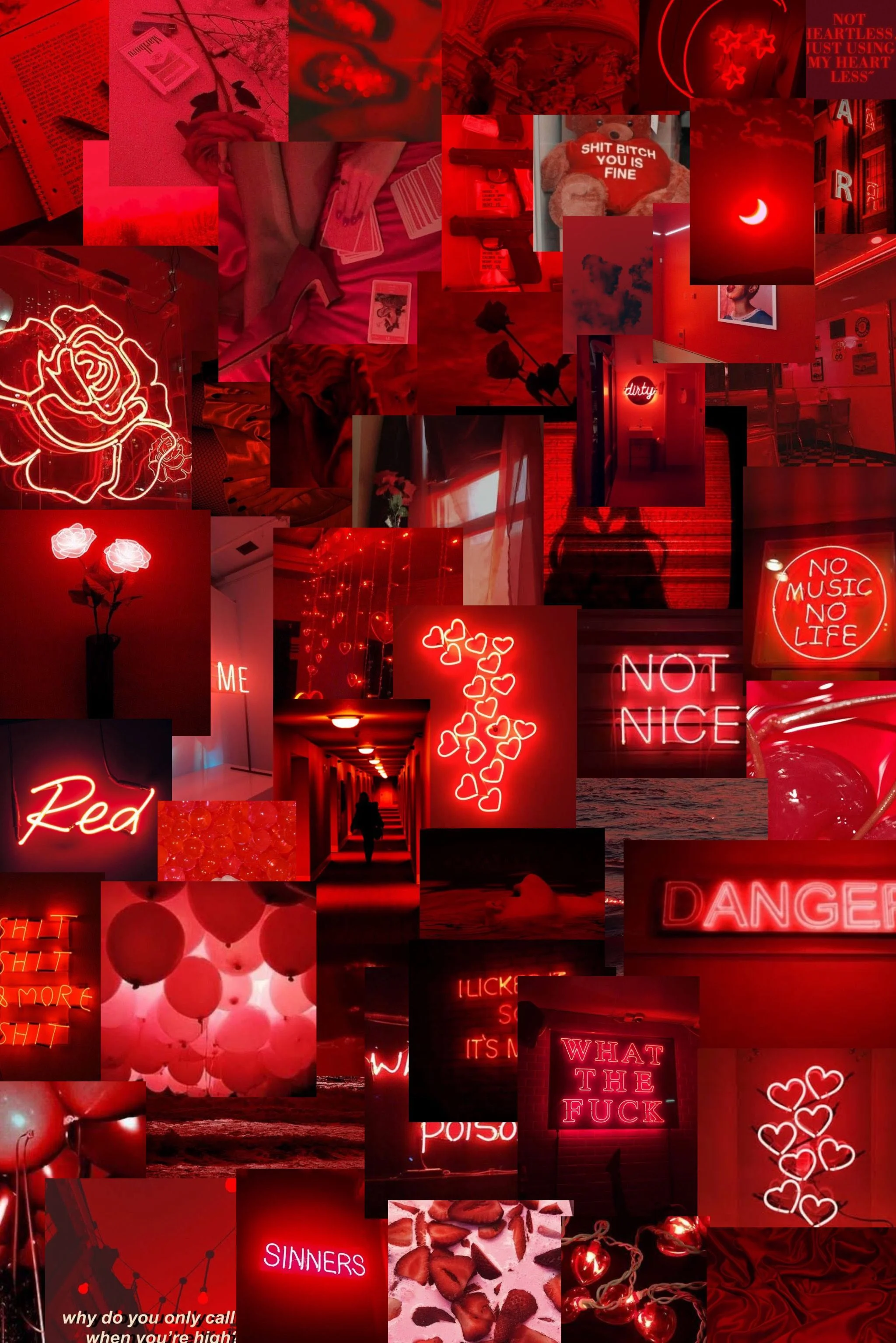 Red aesthetic Wallpaper