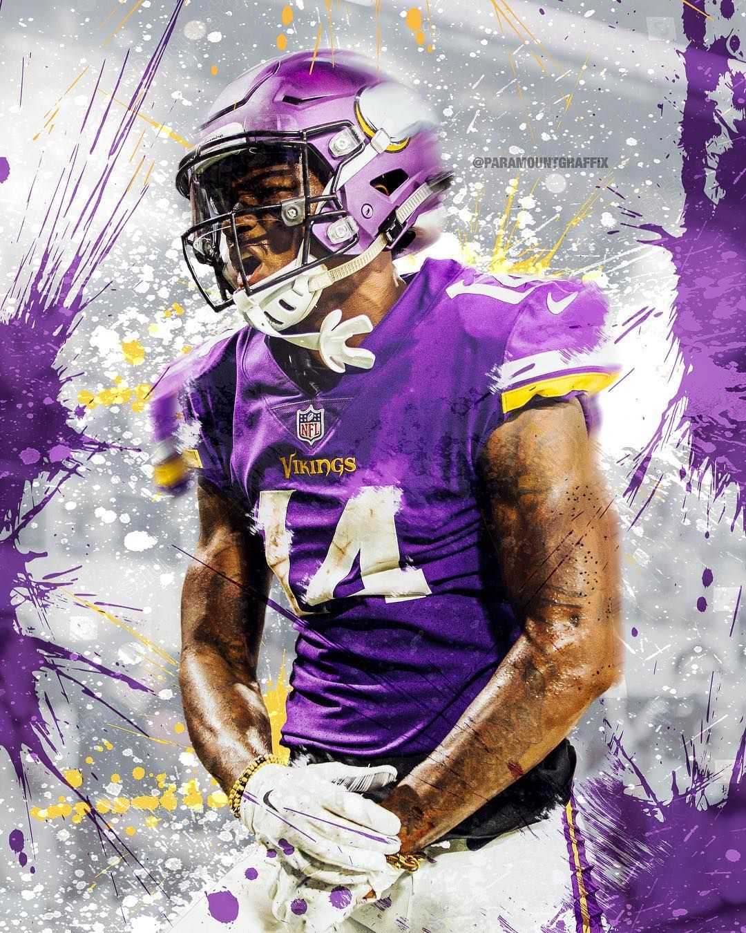 Download Stefon Diggs Wallpaper for free, use for mobile and desktop. 
